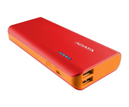 Powerbank Adata PT100 10000mAh Czerwony/Pomarańczowy APT100-10000M-5V-CRDOR